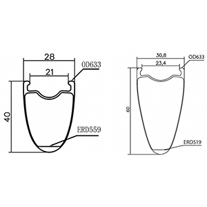 specifications of carbon road bike rims