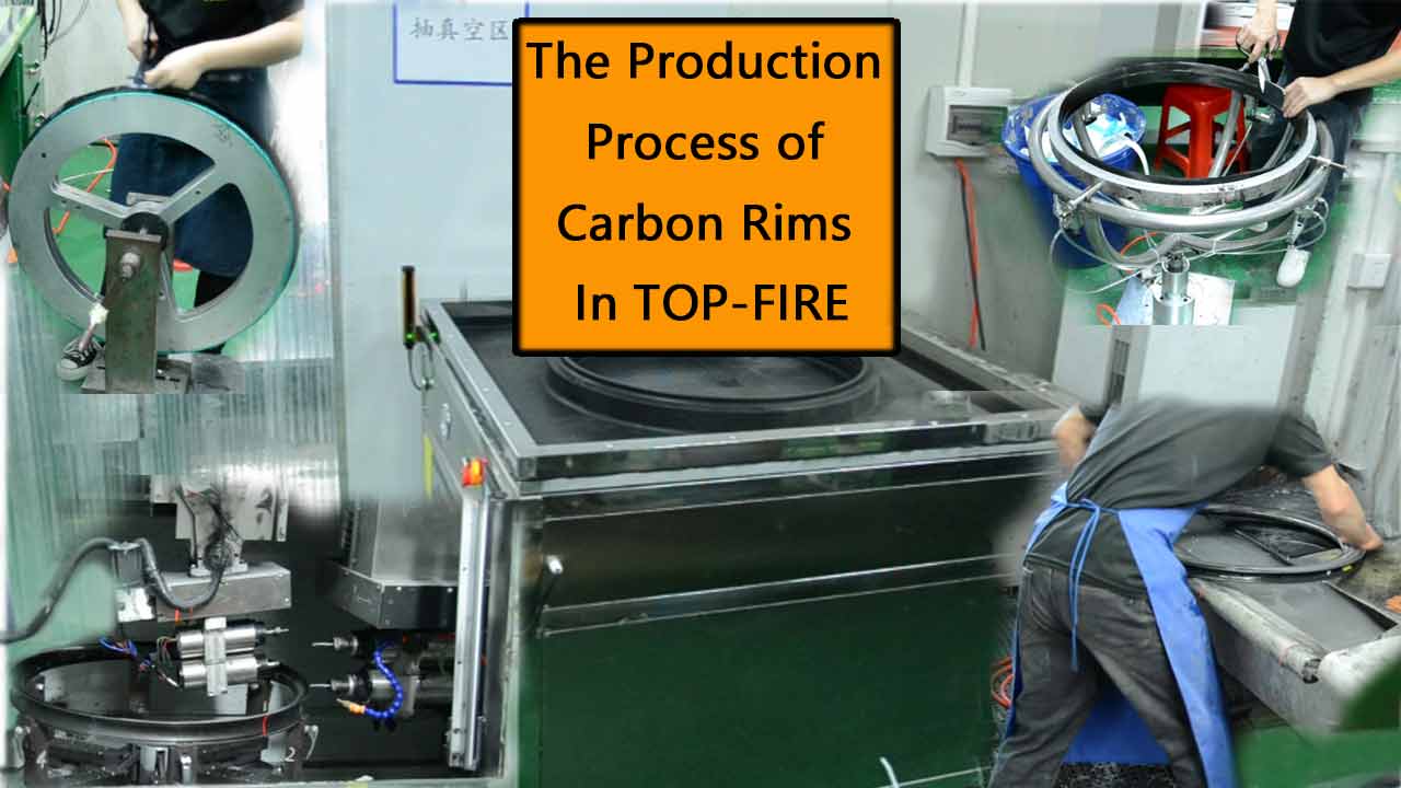 il processo di produzione dei cerchi in carbonio in top-fire