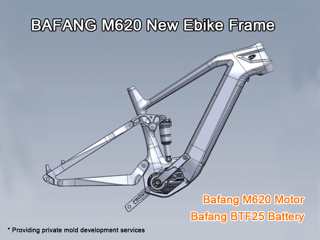2022 Top-Fire New Carbon Ebike Frame With Bafang M620 Motor